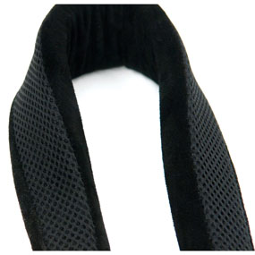 Rico SJA18 Padded Strap with Plastic Snap Hook for Soprano and Alto Saxophones - Black