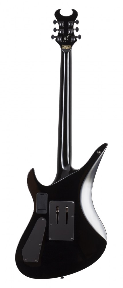 Schecter Electric Guitar Synyster Custom-S - Gloss Black With Silver Pin Stripes
