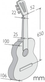 Alhambra Classical Guitar Mengual & Margarit C Series Signature Model - Solid Red Cedar / Solid Indian Rosewood