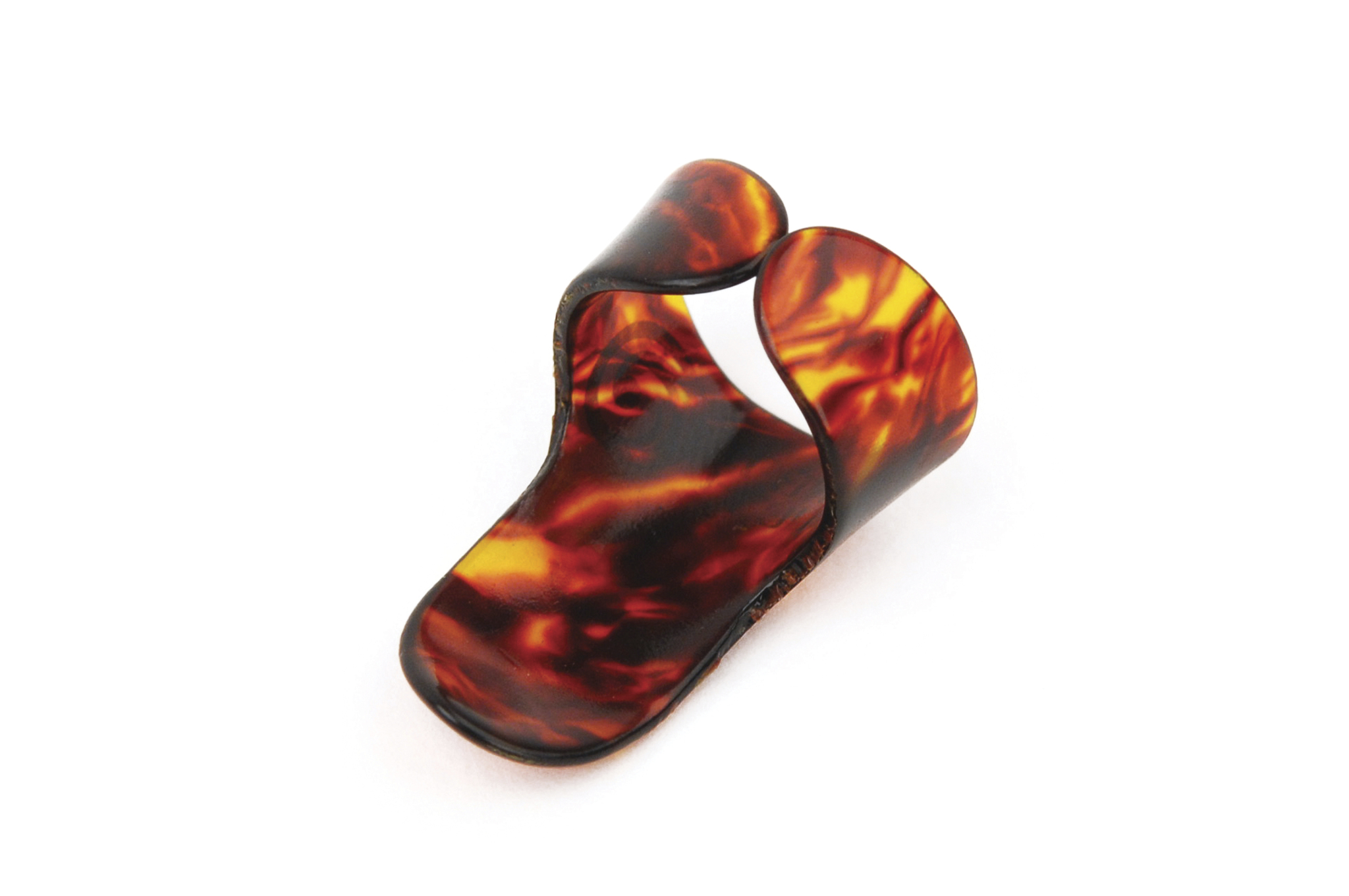 D'Addario 4CSH6-5 Classic Celluloid Finger Picks Medium Size (1.0mm) - 5 pieces