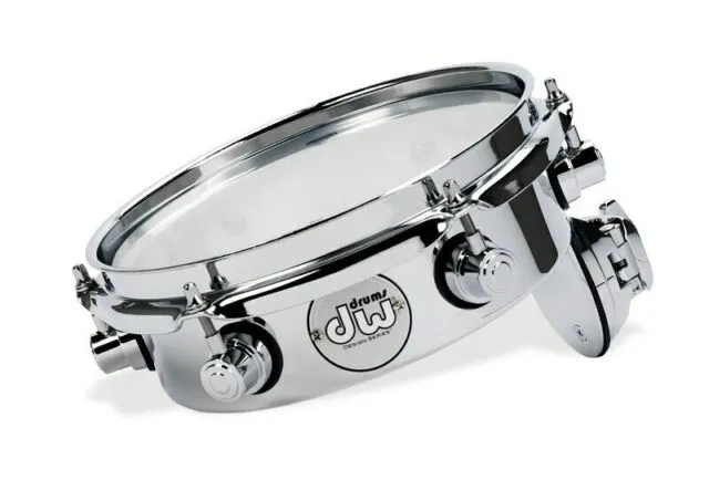 DW Drums Piccolo Tom 8 Inch Design - Chrome Over Steel