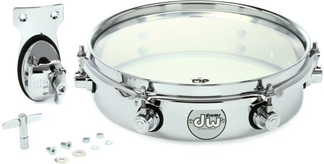 DW Drums Piccolo Tom 10 Inch Design - Chrome Over Steel