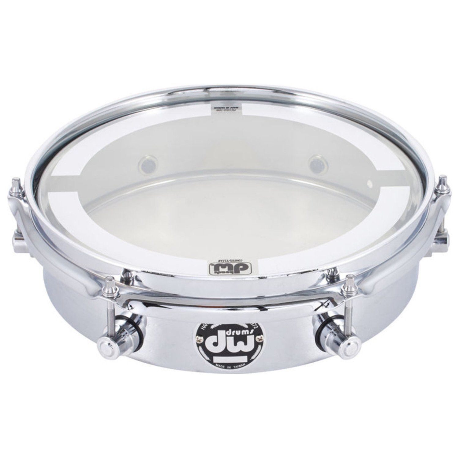 DW Drums Piccolo Tom 10 Inch Design - Chrome Over Steel