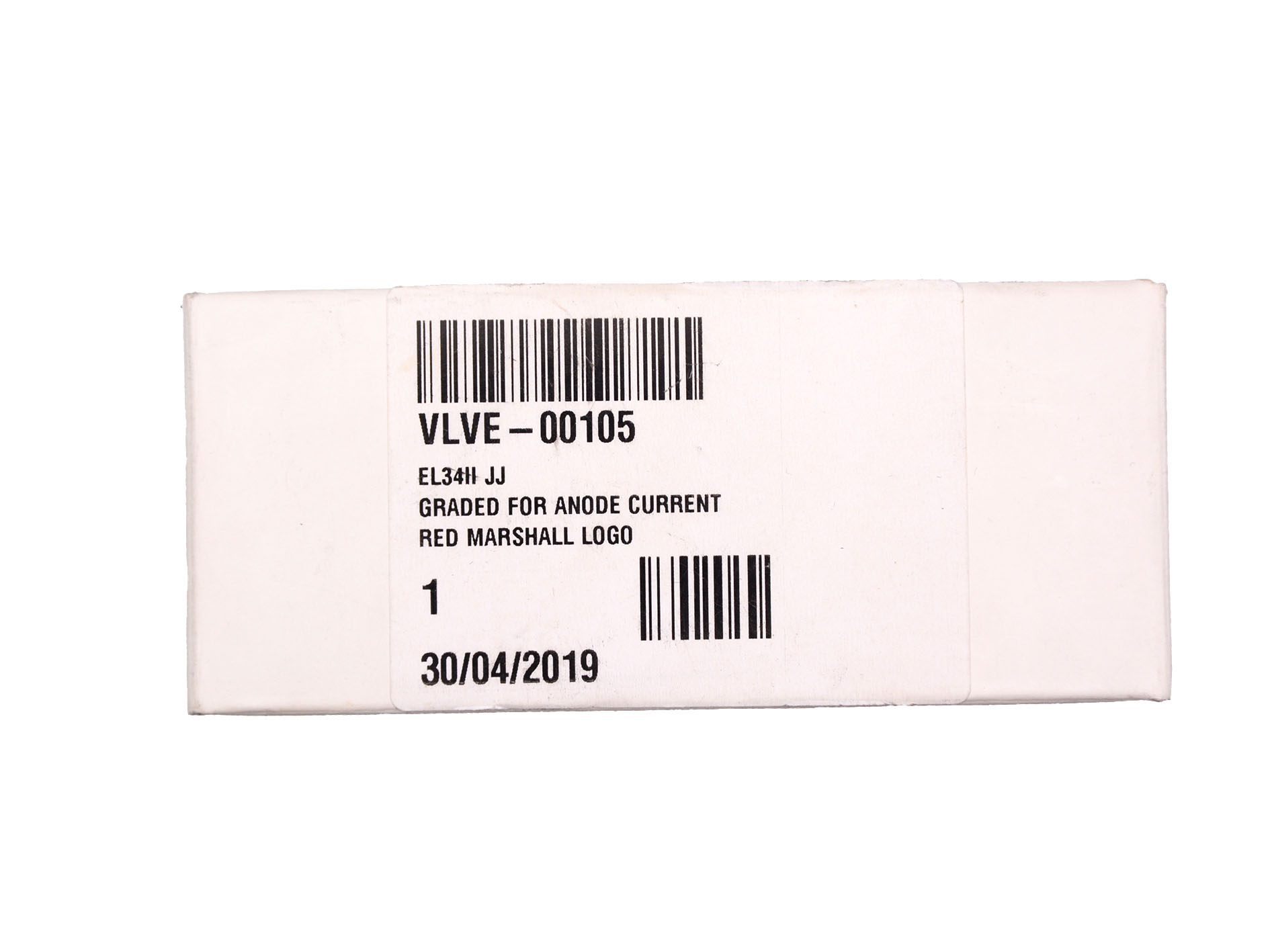 Marshall VLVE-00105 Tube Valves EL34 Red Logo