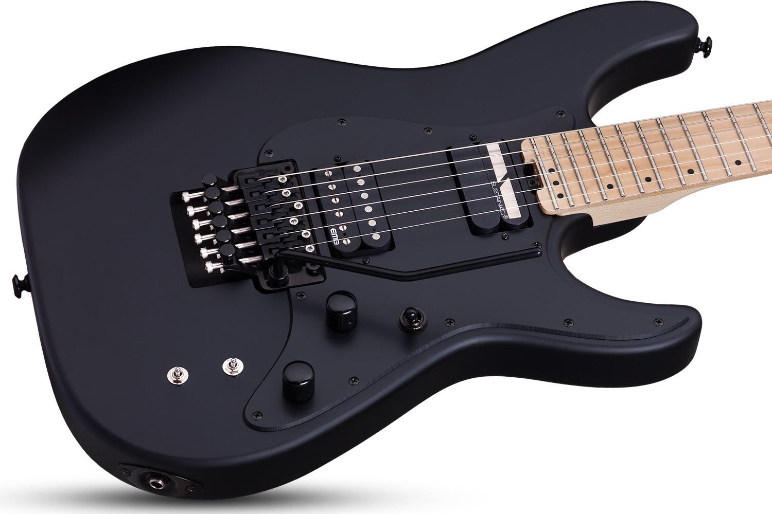 Schecter Electric Guitar Sun Valley Super Shredder FR S - Satin Black (SBK)