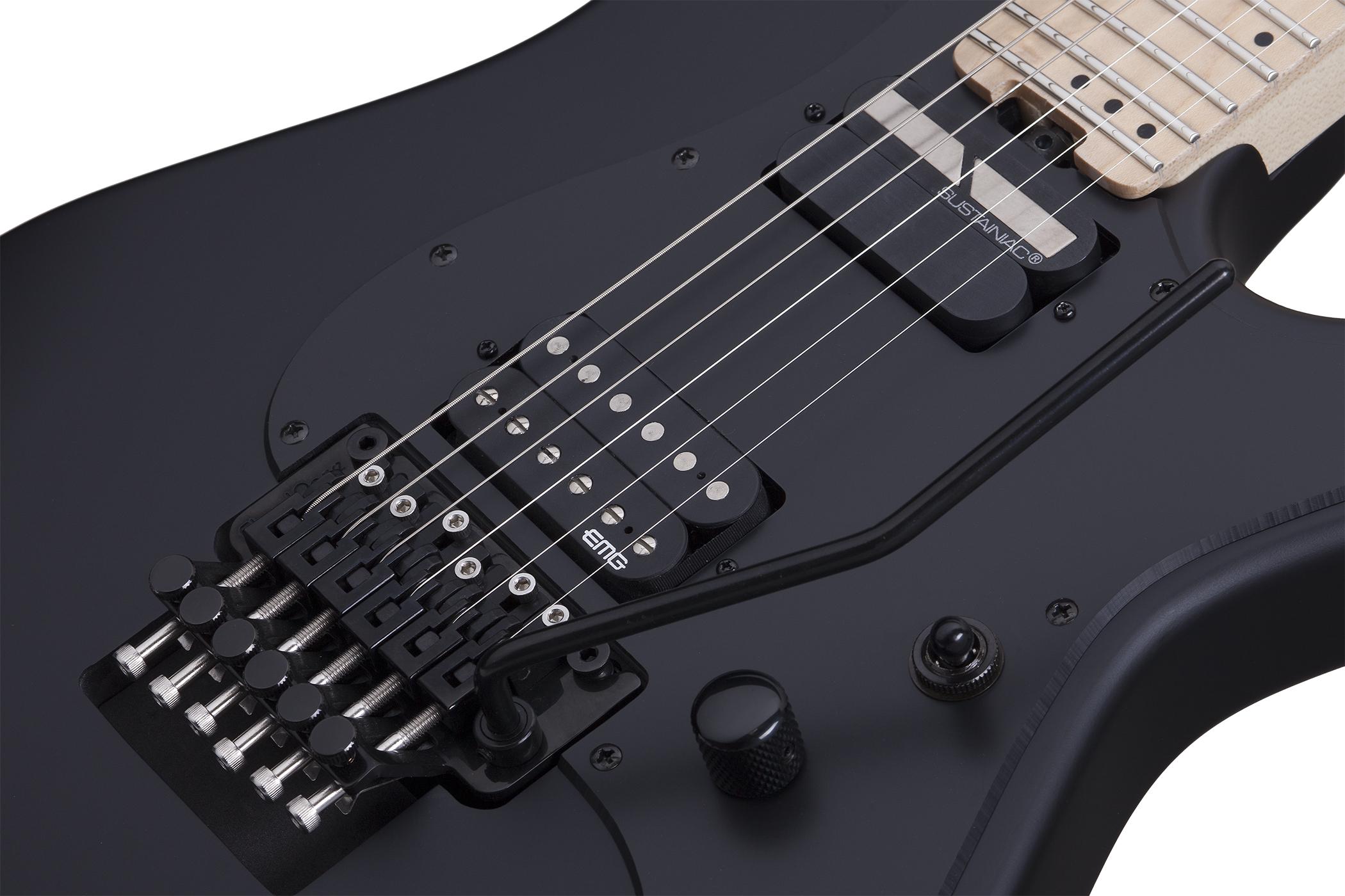 Schecter Electric Guitar Sun Valley Super Shredder FR S - Satin Black (SBK)