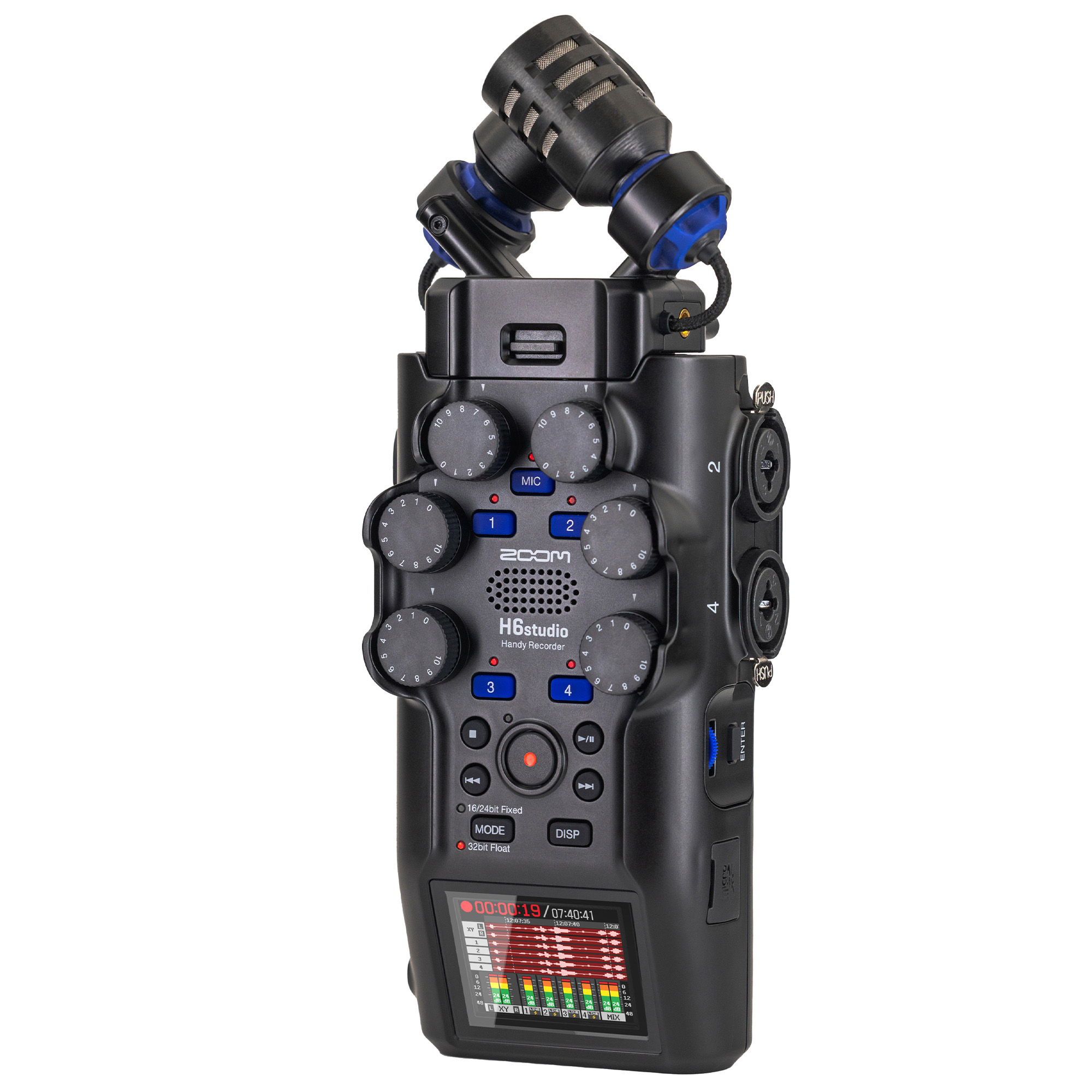 Zoom H6 Studio Handy Recorder- 2 Years Warranty